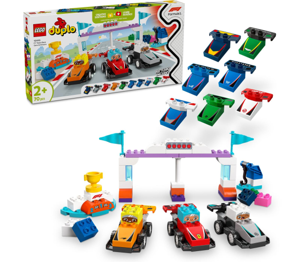 LEGO DUPLO 10445 Zespoły i kierowcy bolidów F1 - 1299002 - zdjęcie 2